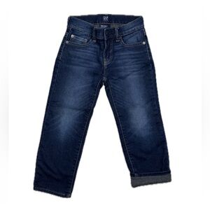 GAP Jersey Lined Jeans Size 5 Dark Wash Like New